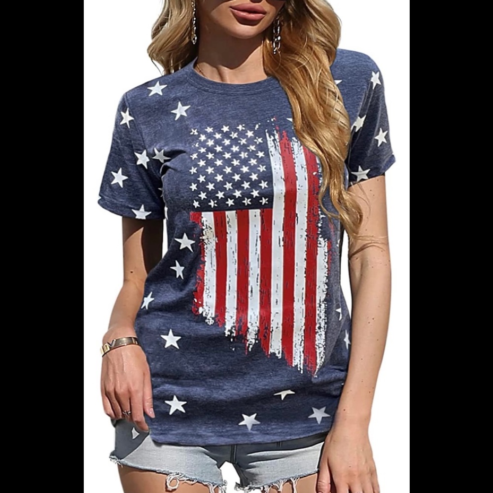 Women’s American Flag Tee